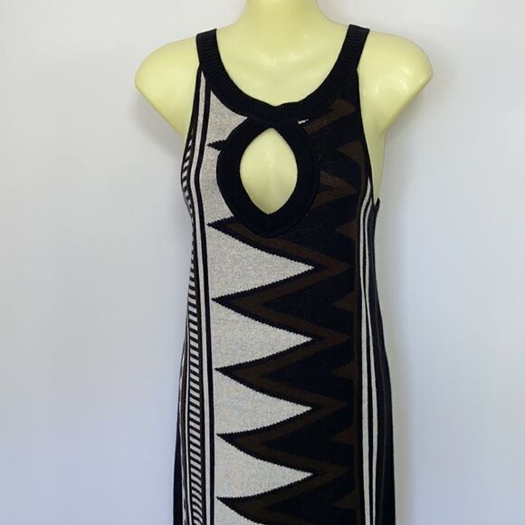 Diane Von Furstenberg Dress Cashmere Cotton Navajo Print NWT Sz Small - Picture 4 of 10